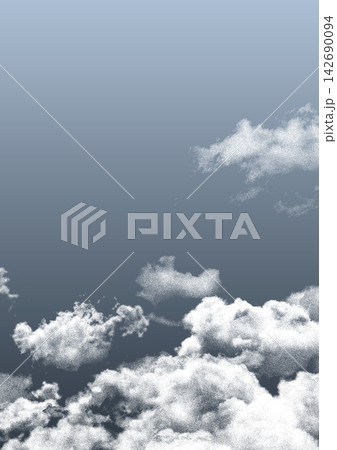 【縦】グレーの空 142690094