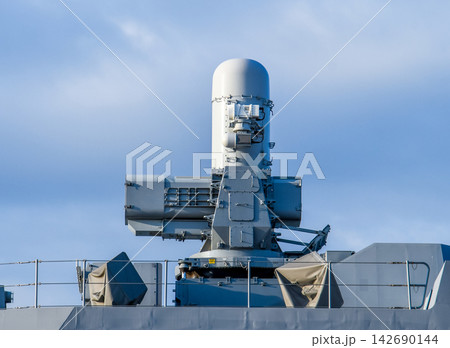 海上自衛隊護衛艦の対艦ミサイル防御装置 SeaRAM 142690144