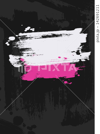 Abstract black white pink brush background Abstract black white pink brush background 142691211
