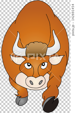 Hand-drawn animal illustration ☆ Cow Hand-drawn animal illustration ☆ Cow 142691454