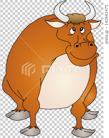 手繪動物插畫 ☆ 乳牛 手繪動物插畫 ☆ 乳牛 142691475