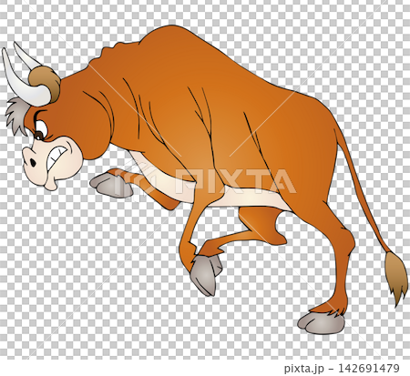 手繪動物插畫 ☆ 乳牛 手繪動物插畫 ☆ 乳牛 142691479