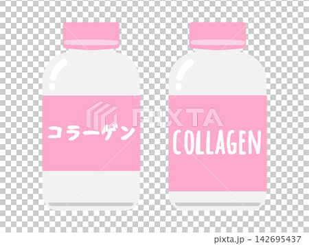 膠原蛋白補充劑圖示 膠原蛋白補充劑圖示 142695437