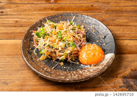 香り豊かなみょうがの味噌和え 香り豊かなみょうがの味噌和え 142695710