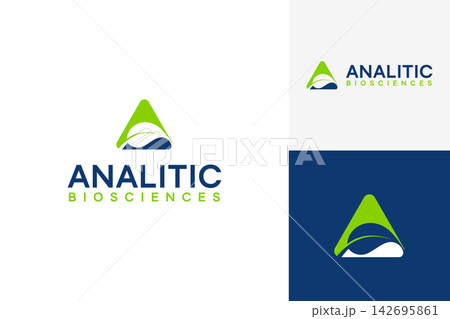 Abstract letter A logo nature design concept creative 142695861