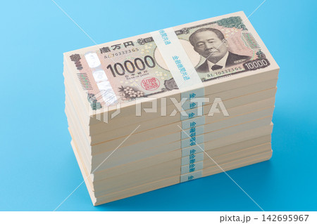 1000万円分の札束 1000万円分の札束 142695967