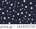 シンプルな星柄の背景 142697250