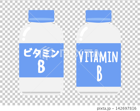 維生素B補充劑圖示 維生素B補充劑圖示 142697816