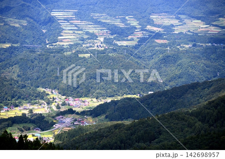 実りの秋山あいの集落 実りの秋山あいの集落 142698957