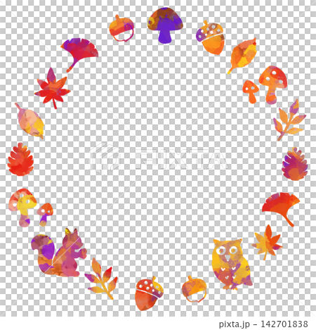 Illustration materials depicting autumn nature and animals Illustration materials depicting autumn nature and animals 142701838