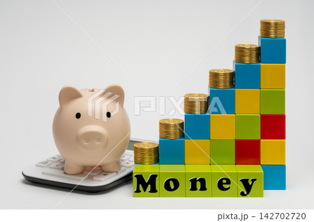 Moneyをテーマにした資産形成と成長のイメージ 142702720