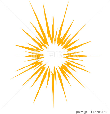 Flash of yellow chaotic abstract rays Flash of yellow chaotic abstract rays 142703140