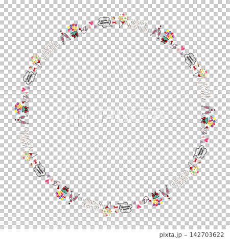 婚禮用品、線條、圓圈、圓形 婚禮用品、線條、圓圈、圓形 142703622