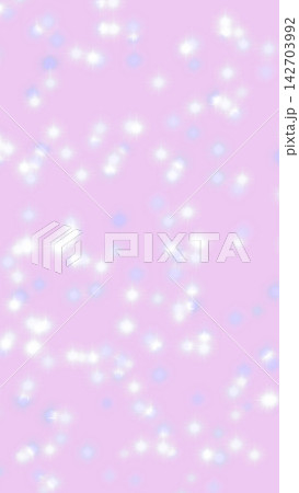 紫の雪のような光粒子が舞う冬向け背景イラスト 142703992