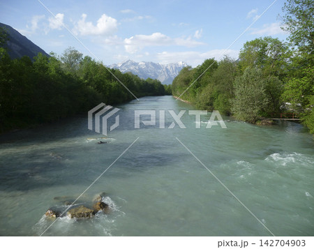Zugspitze mountain in  Bavaria, Germany 142704903