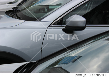 Parking Area With Fitted To Each Other Variety Vehicles Parking Area With Fitted To Each Other Variety Vehicles 142705917