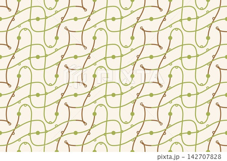 Mirrored flowing curves seamless background in caramel Mirrored flowing curves seamless background in caramel 142707828