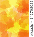 Abstract Warm Orange and Yellow Watercolor Splatter Vector Background 142708022