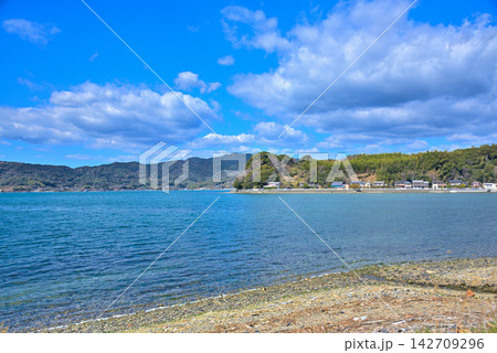 《静岡県》浜名湖の風景　浜松市浜名区細江町付近 142709296