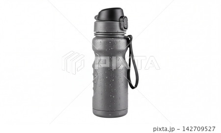 Black reusable sports water bottle with condensation droplets hydration drinking reusable droplets condensation refreshment beverage accessory container training exercise portable Black reusable sports water bottle with condensation droplets hydration drinking reusable droplets condensation refreshment beverage accessory container training exercise portable 142709527