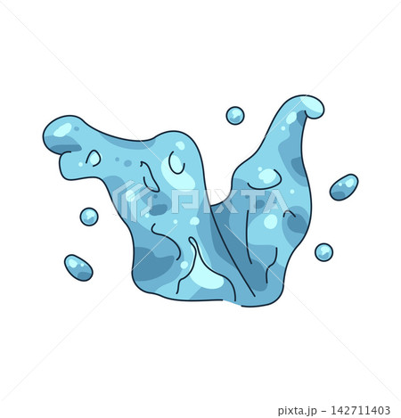 Illustration of water splash Illustration of water splash 142711403