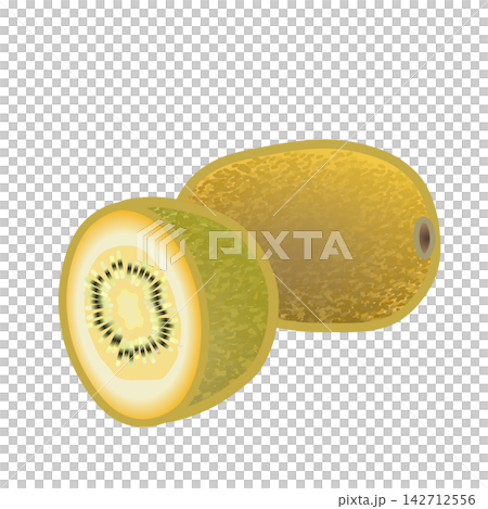 Kiwi fruit illustration 142712556