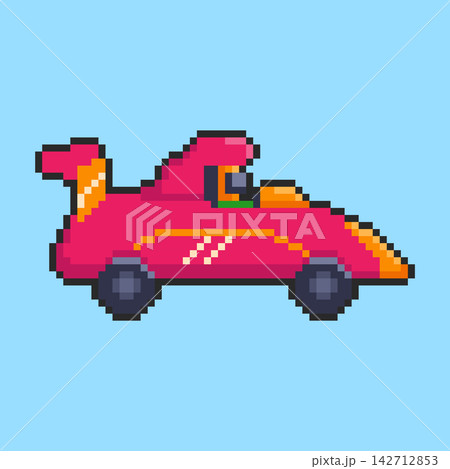 Pixel art Sports Car game asset design Pixel art Sports Car game asset design 142712853