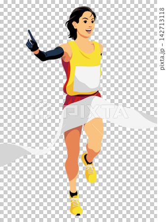 女子馬拉松選手 142713118