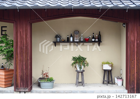 カフェの店舗前ディスプレイ カフェの店舗前ディスプレイ 142713167