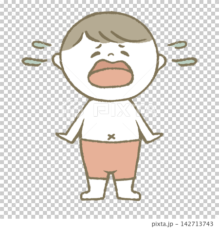Child in a pink swimsuit Child in a pink swimsuit 142713743