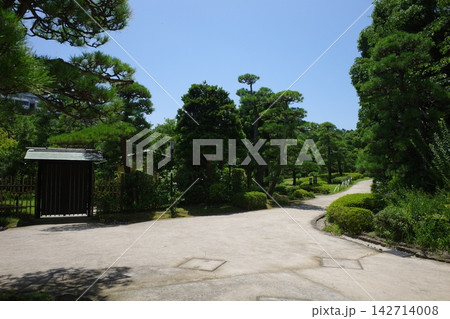 幕張海浜公園にある見浜園の園内の散策路 142714008
