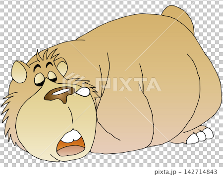 愉快な動物イラスト☆クマさん 142714843
