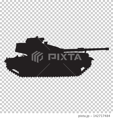 Tank silhouette 142717484