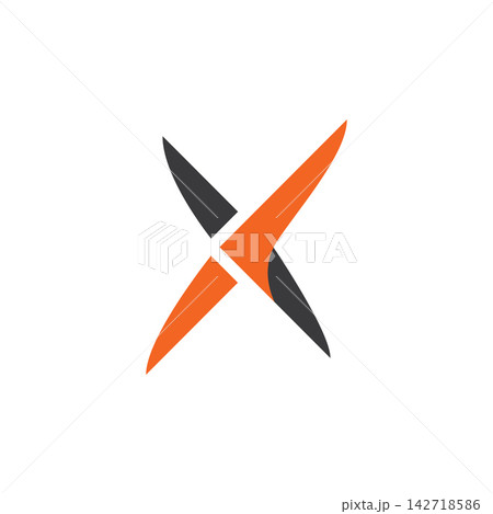 Letter X Corporate logo Letter X Corporate logo 142718586
