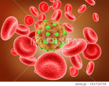 Virus in bloodstream Virus in bloodstream 142718738