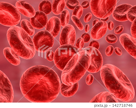 Red blood cells streaming Red blood cells streaming 142718746