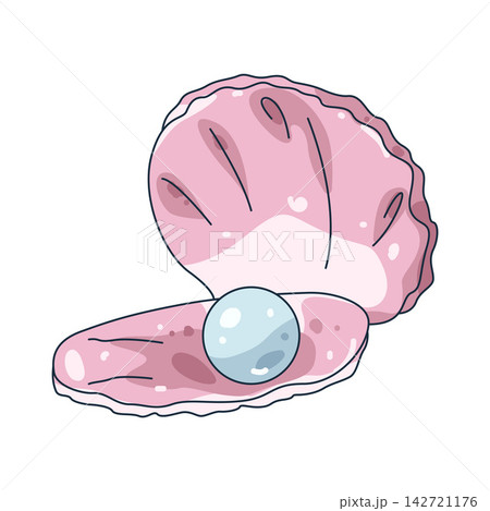 Illustration of pearl 142721176