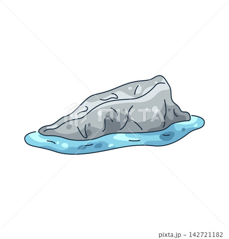Illustration of sea rock 142721182