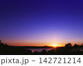 函岳から広角レンズで撮影した夕暮れの利尻富士 142721214