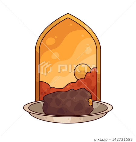 Illustration of Iftar 142721585