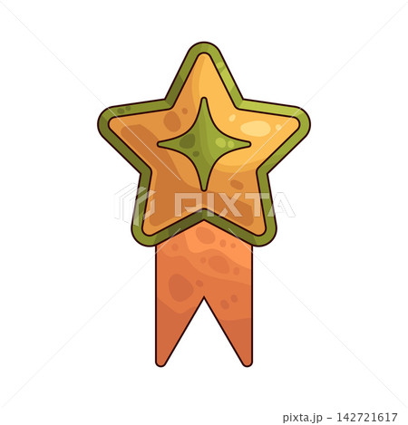 Illustration of Star Badge Illustration of Star Badge 142721617