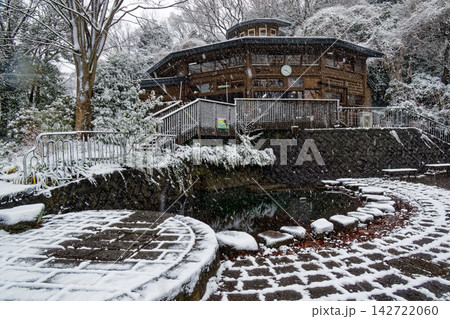 横浜・港北ニュータウン・鴨池公園の雪景色 横浜・港北ニュータウン・鴨池公園の雪景色 142722060