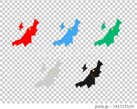 県庁入りデザイン地図_新潟県_簡略 県庁入りデザイン地図_新潟県_簡略 142723529