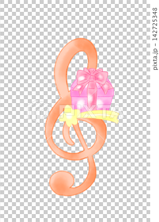 Musical notes with cute presents Musical notes with cute presents 142725348