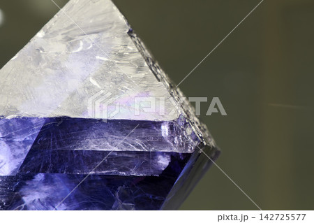flourite mineral stone close up 142725577