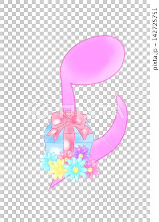 Cute musical notes with presents Cute musical notes with presents 142725751