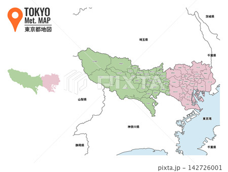東京都地図 142726001