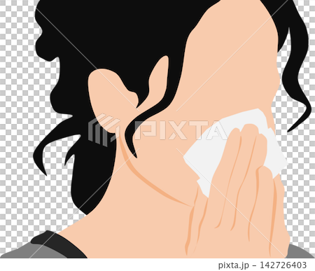 Illustration of hay fever Illustration of hay fever 142726403