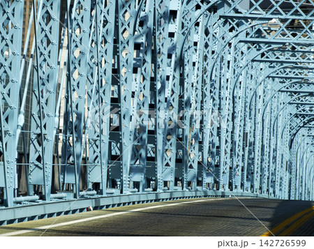 detail of John A. Roebling Suspension Bridge Over Ohio River Cincinnati 142726599
