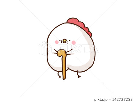 杖をついて歩く年老いた鶏(no spring chicken) 杖をついて歩く年老いた鶏(no spring chicken) 142727258